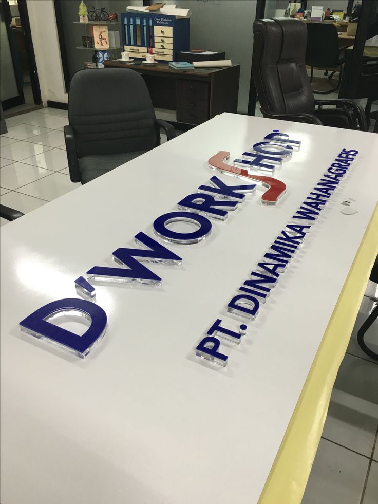 3D Acrylic Letter Signs